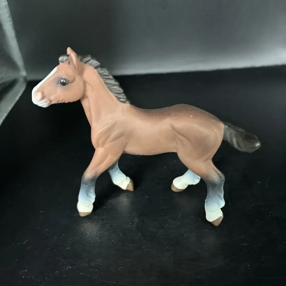 Safari WS Clydesdale Colt Figure Lifelike Toy Diorama Model 2004